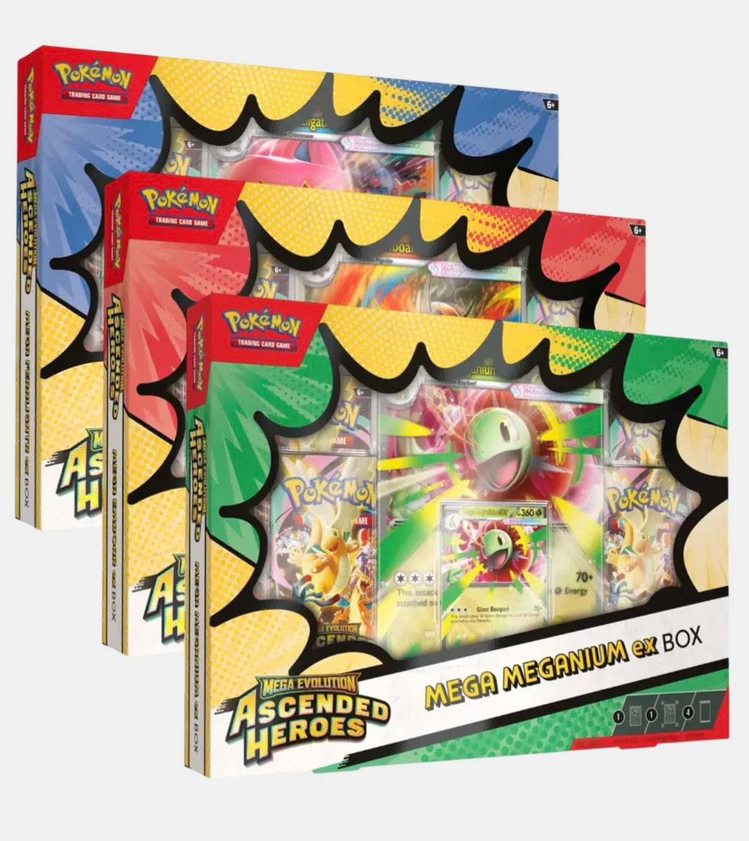 Pokémon Mega Evolution – Ascended Heroes 3er Box Set